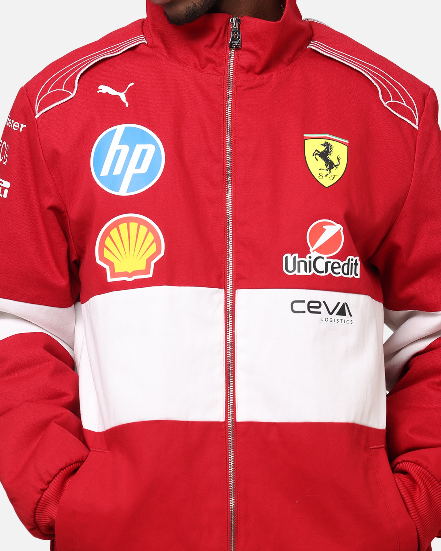 Puma X Scuderia Ferrari Team Vintage Racing Jacket Cherry、mySite、zt4zffjzw