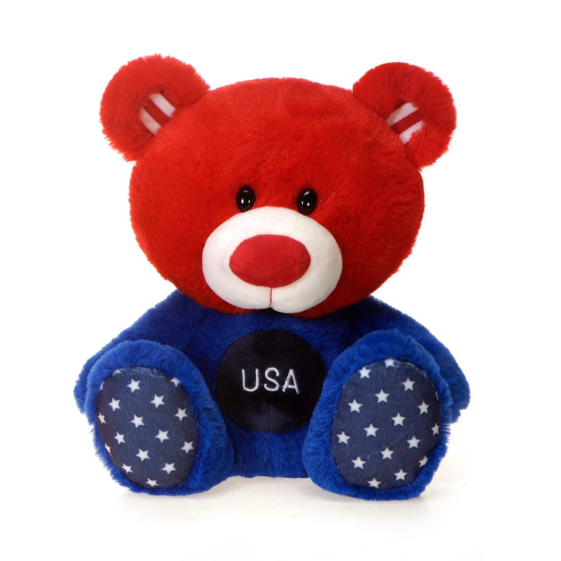 SIGNATURE BEAR - 9.5IN USA BEAR WITH USA EMB. ON BELLY、mySite、g9winljtr