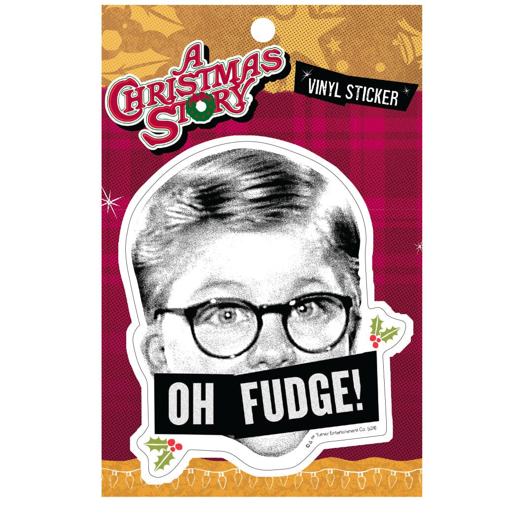  A Christmas Story - Oh Fudge Vinyl Sticker、mySite、ghnorth