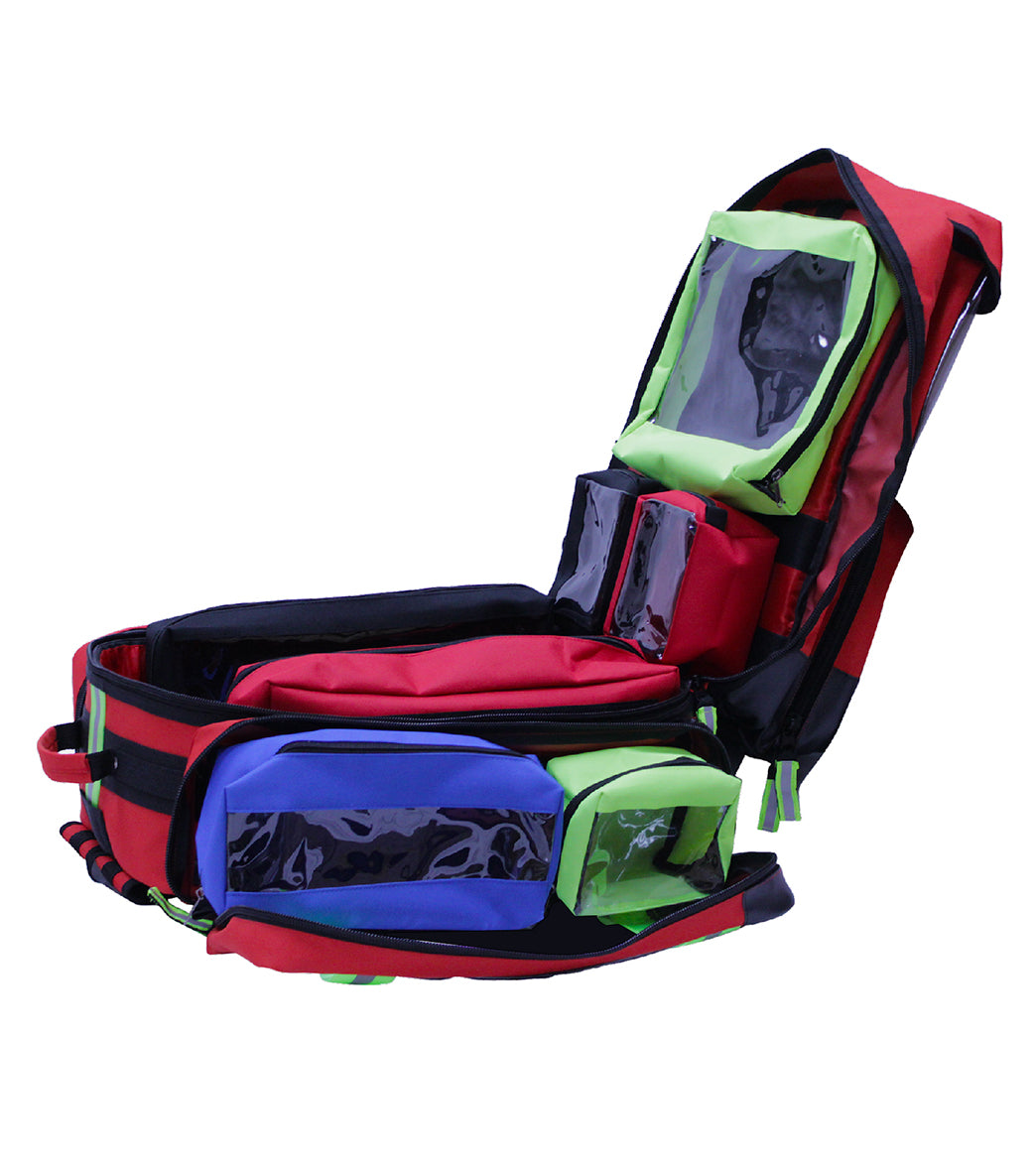 KEMP USA Ultimate EMS Backpack with Clear Pockets、mySite、noshort