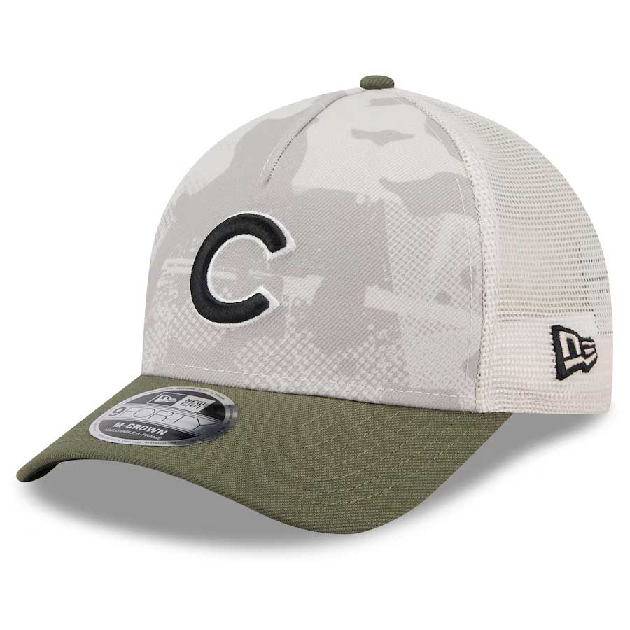 Chicago Cubs New Era 2025 Youth Armed Forces Day 9FORTY Adjustable Cap、mySite、vikingsvslions