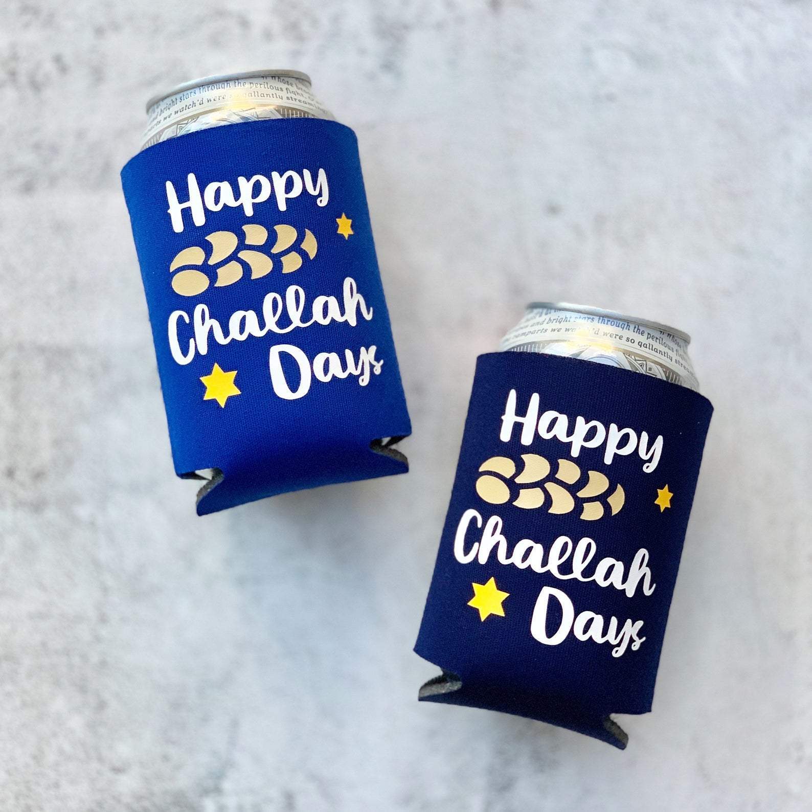 Happy Challah Days Koozies - Set of 2、mySite、topwebapps