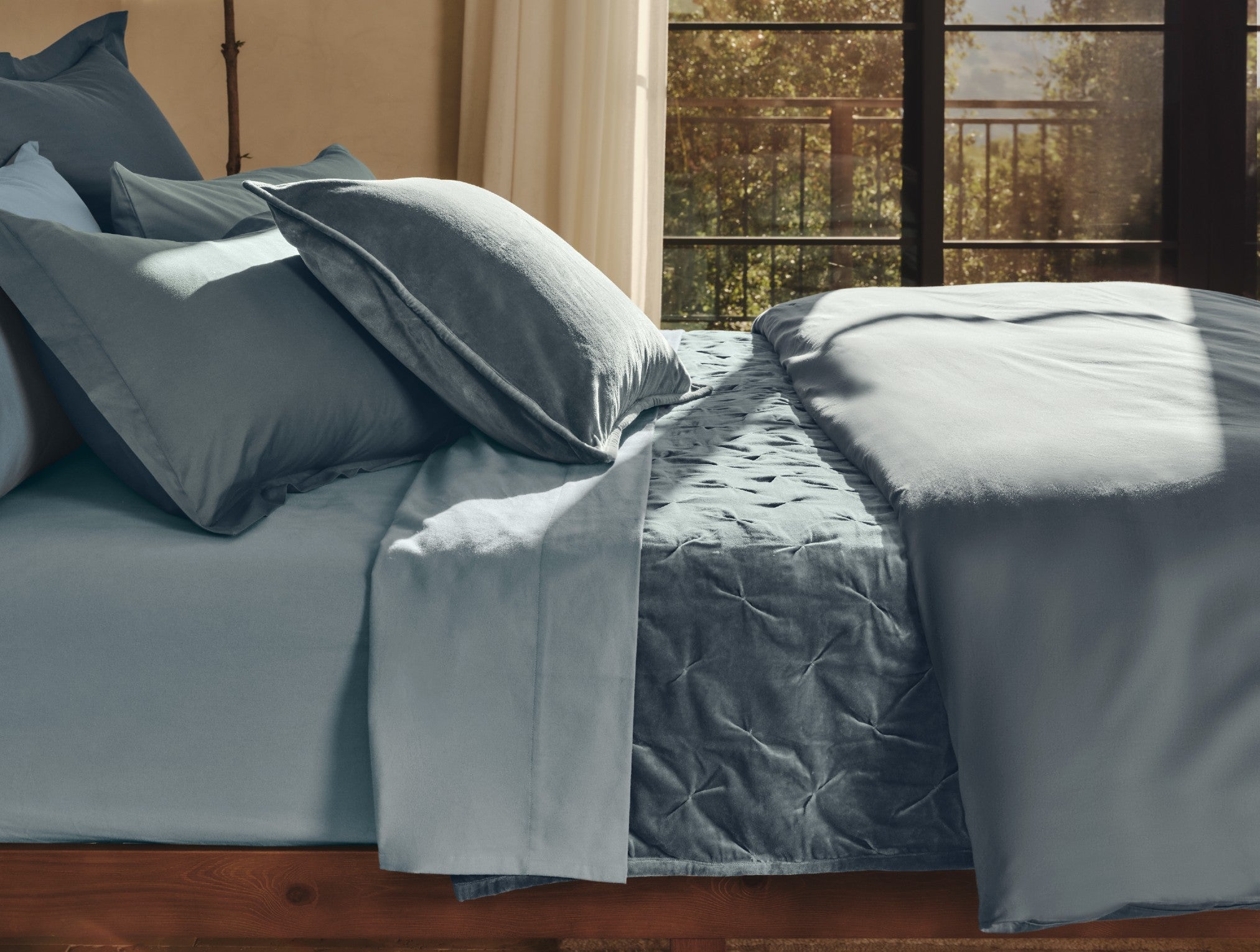  Cloud Soft Organic Sateen Minimalist Bed Bundle、mySite、sugarbowlscore
