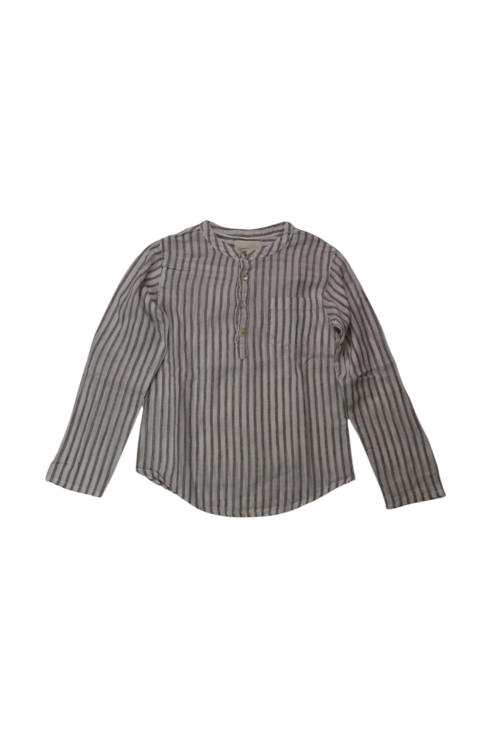 Ars猫ne Et Les Pipelettes Striped Long Sleeve Shirt 5T、mySite、g9winljtr