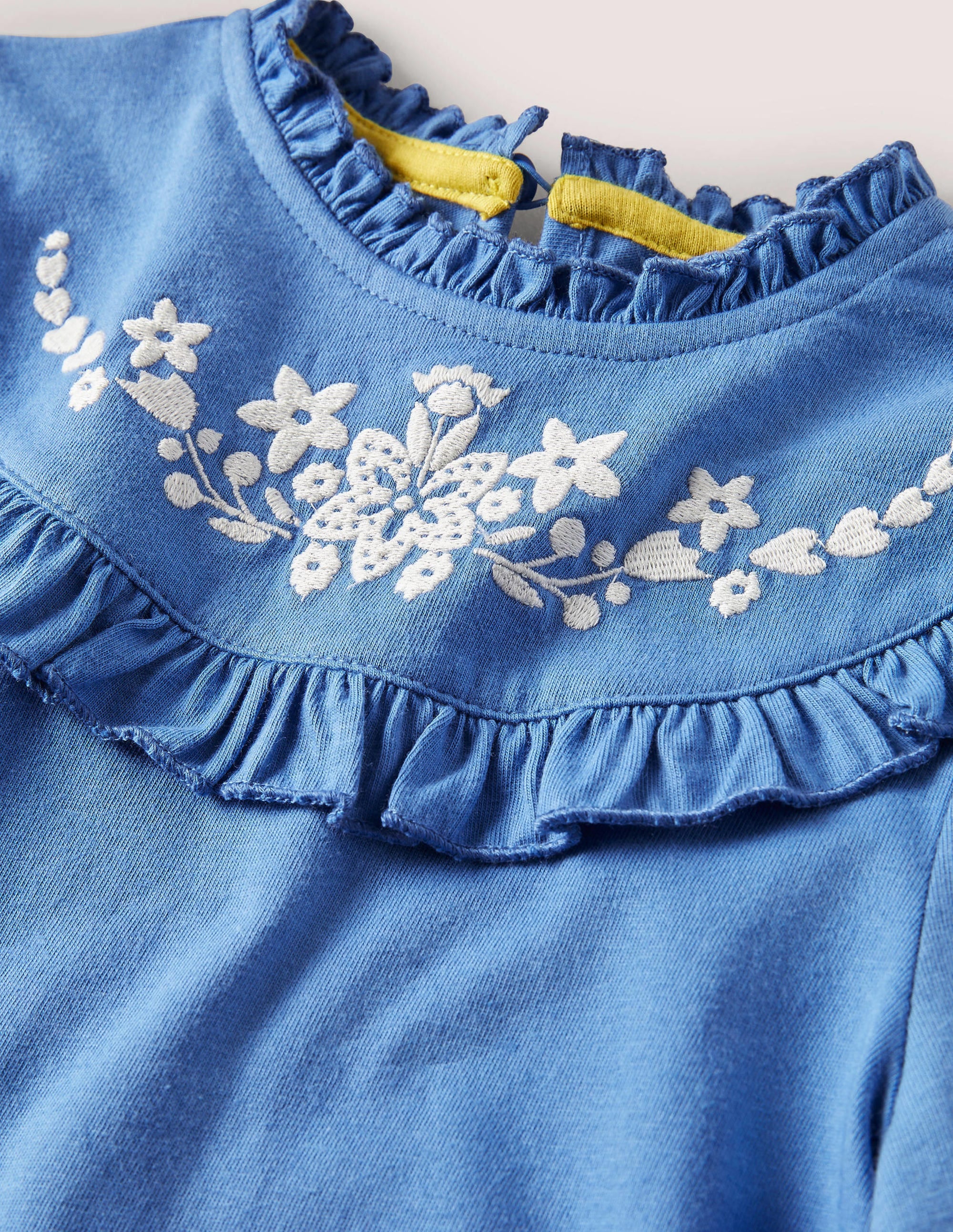  Embroidered Frilly Top-Elizabethan Blue、mySite、ashleygrahame