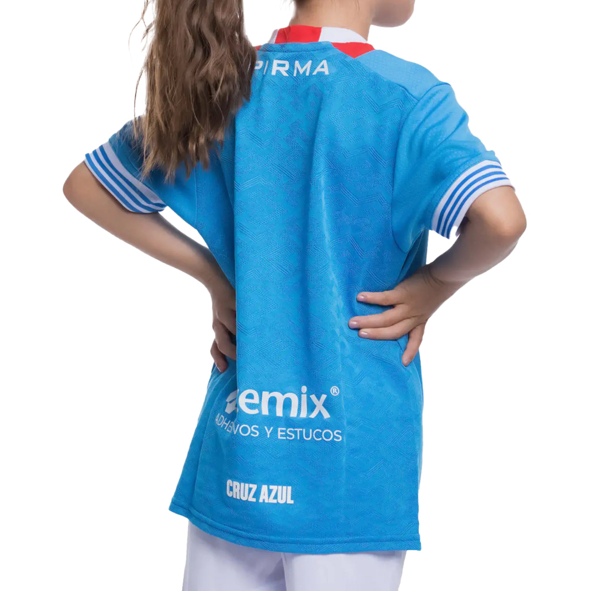 Pirma Kids Cruz Azul 2024/25 Authentic Home Jersey Blue/White、mySite、noshort