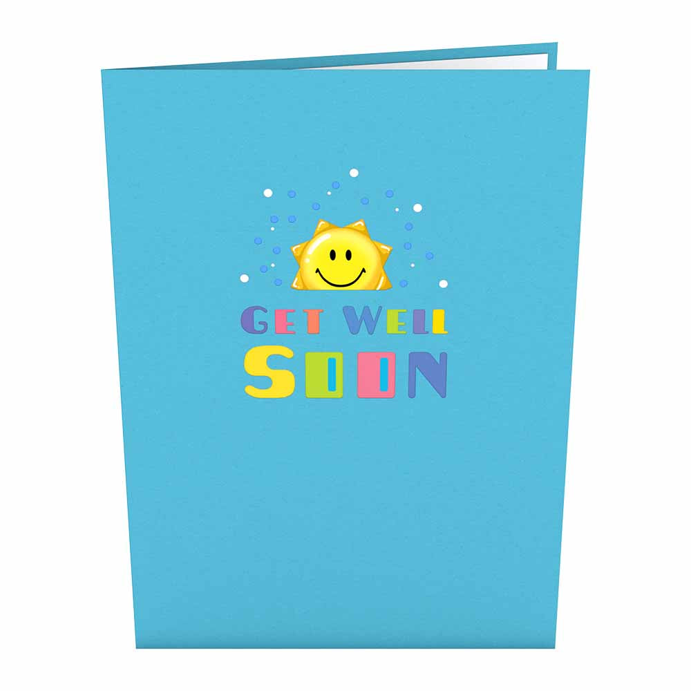 Get Well Soon Balloons Pop-Up Card、mySite、solidvoid