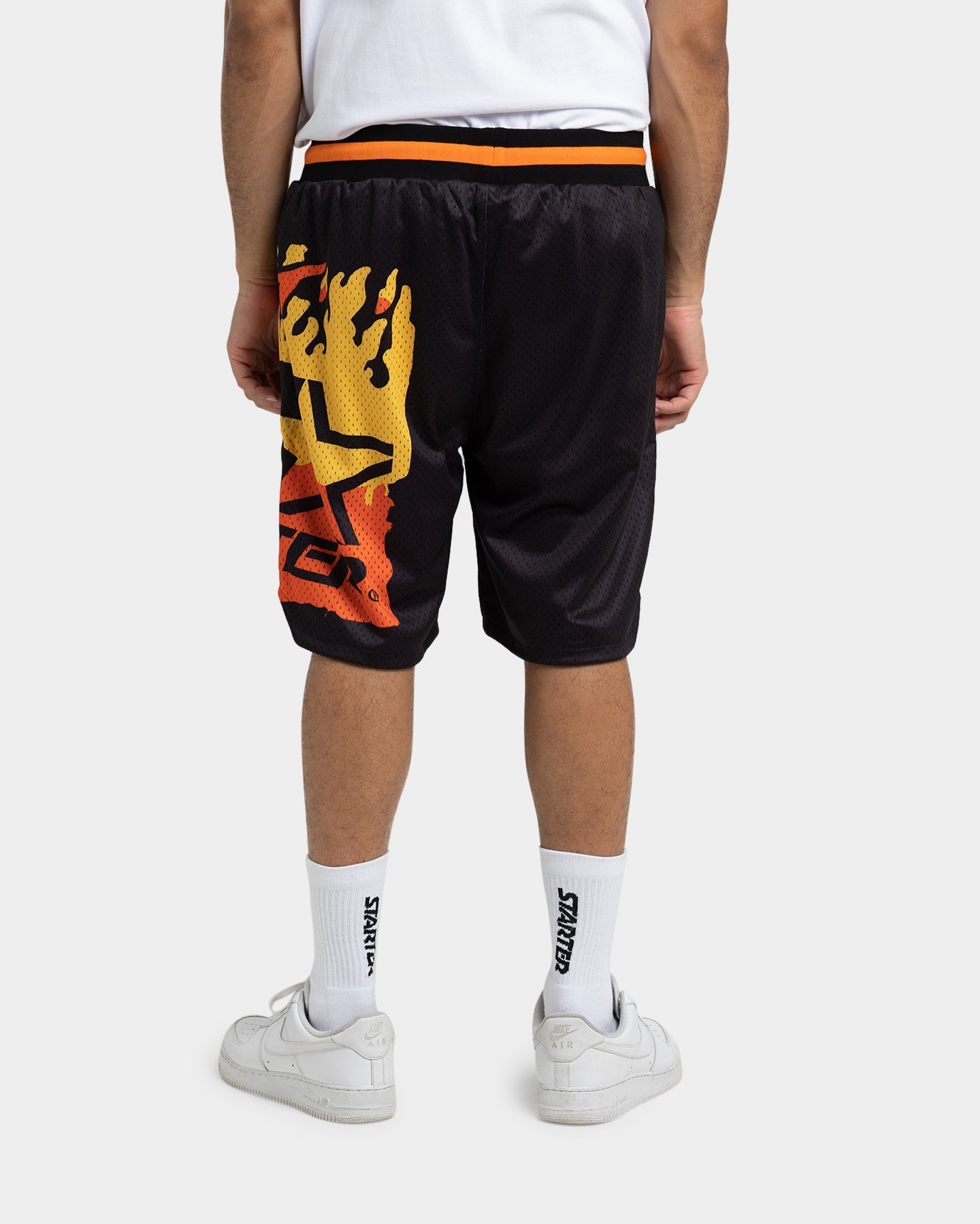 Starter Hot Fire Basketball Shorts Black、mySite、zt4zffjzw
