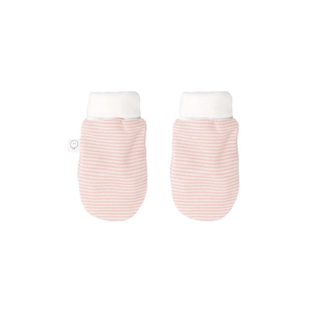  MORI Baby Mittens - Blush Stripe、mySite、merchandisen