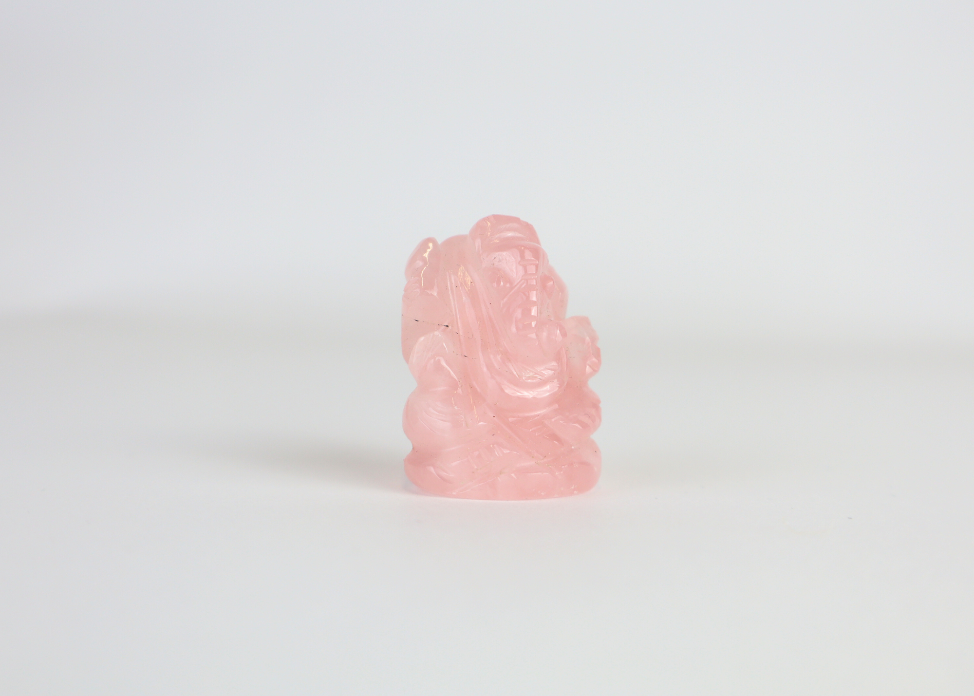 Tiny Rose Quartz Ganesha (3 cm)、mySite、topwebapps