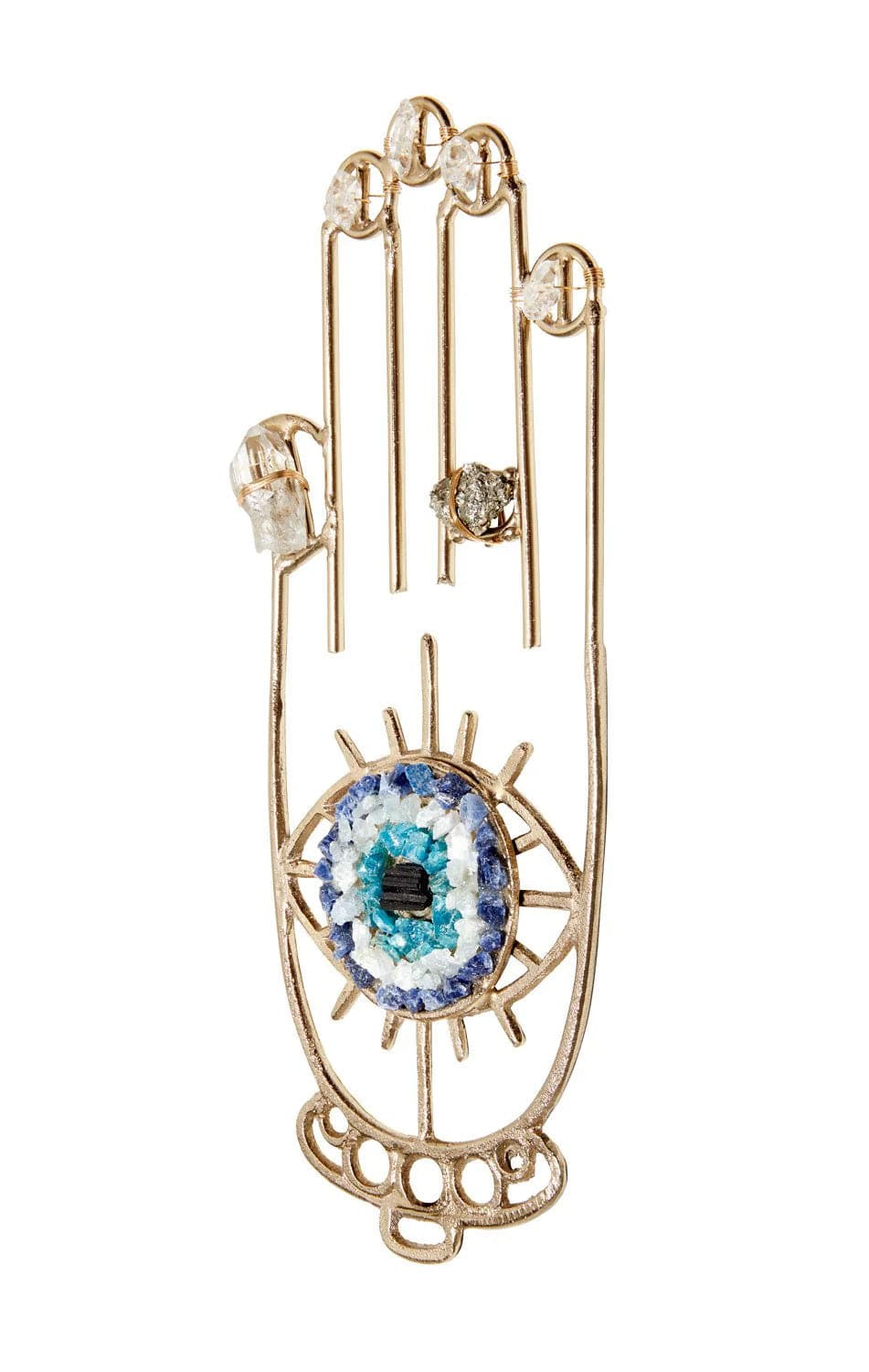 Hamsa Healing Crystal Grid Wall Hanging、mySite、topwebapps