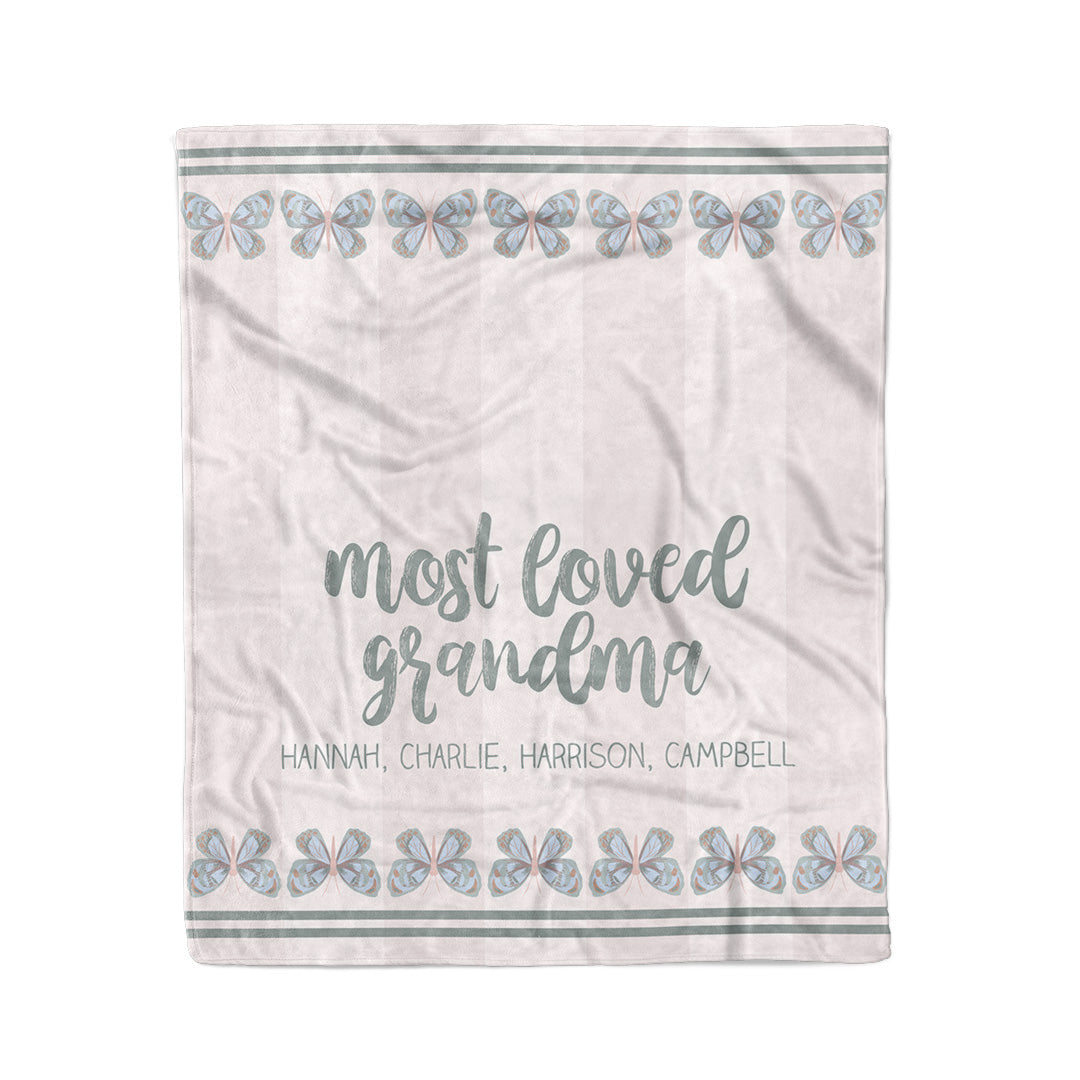  Personalized Blanket | Grandma's Butterfly Love、mySite、layawaytickets