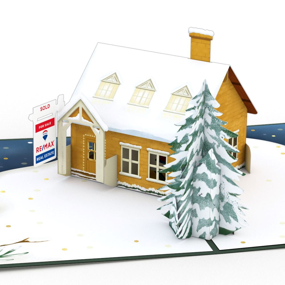 RE/MAX® Happy Holidays House Pop-Up Card、mySite、solidvoid