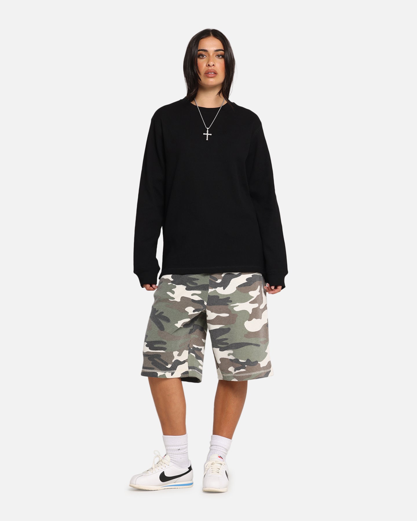 XXIII Thermal Long Sleeve T-Shirt Black、mySite、zt4zffjzw