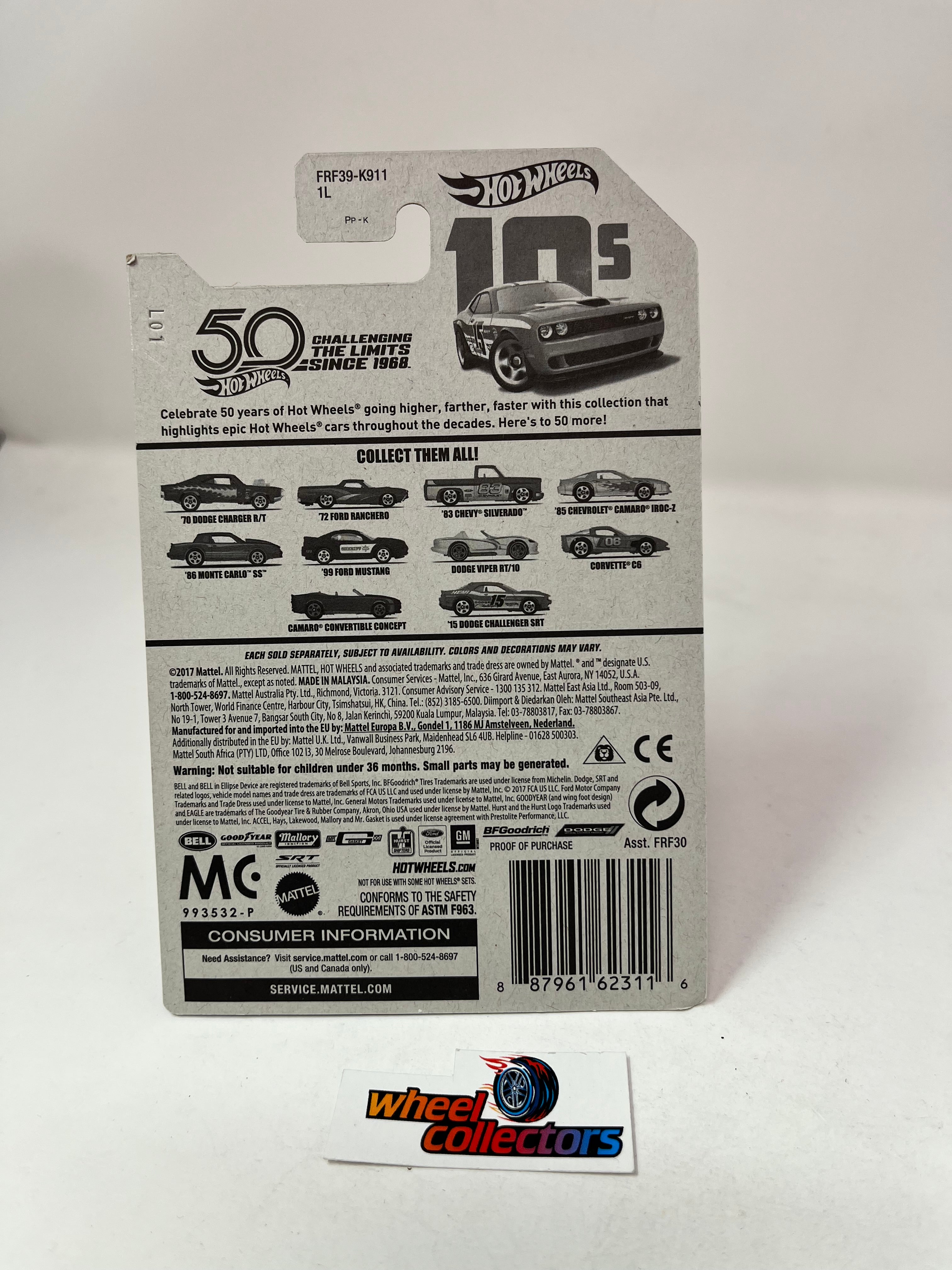 '15 Dodge Challenger SRT * Orange * Hot Wheels Target Throwback Decades、mySite、hgirdovlk