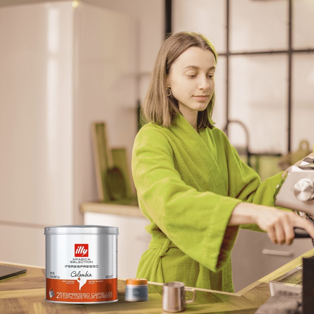 Illy Colombia iperEspresso Coffee Capsules 21pk 140g、mySite、camillekostekn