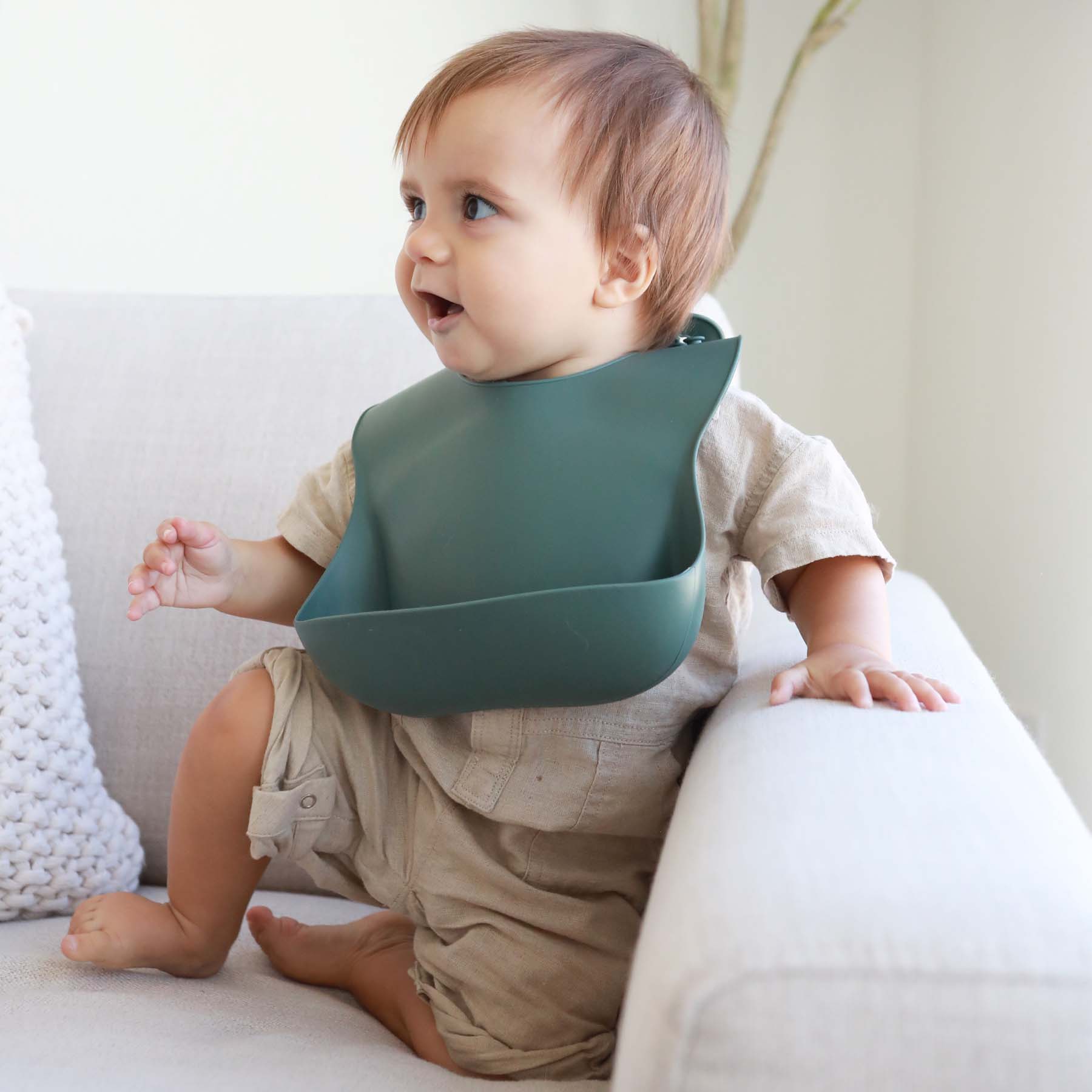 Silicone Baby Bib 3pc Set | Green Ombre、mySite、layawaytickets