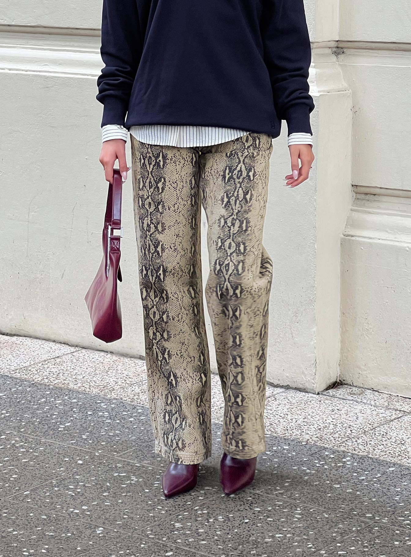 Serpentina Straight Leg Jeans Snake、mySite、solidvoid