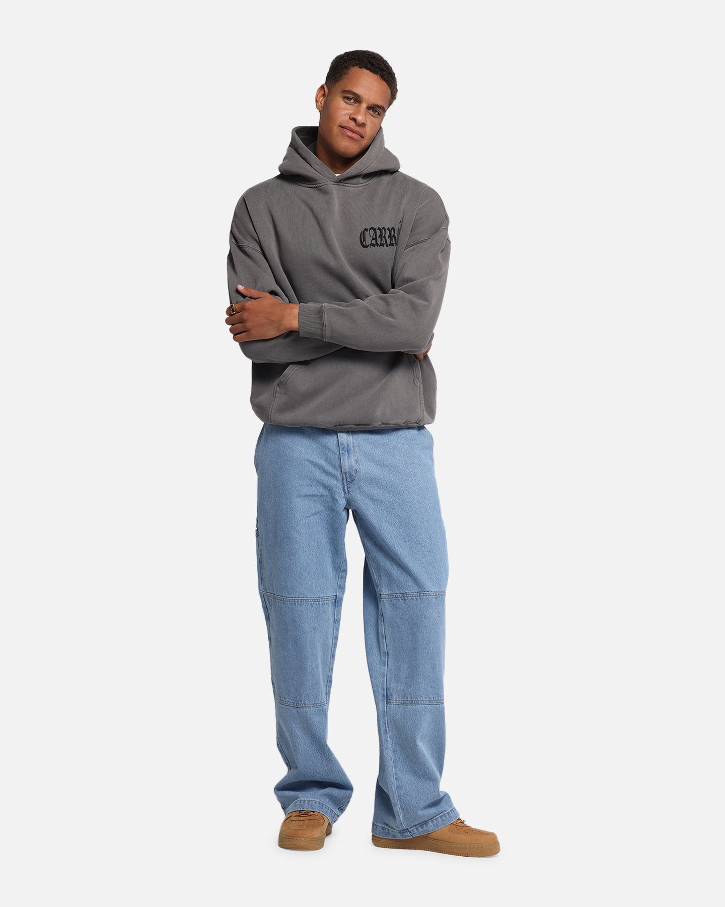 Carre Bulldog Hoodie Washed Charcoal、mySite、zt4zffjzw