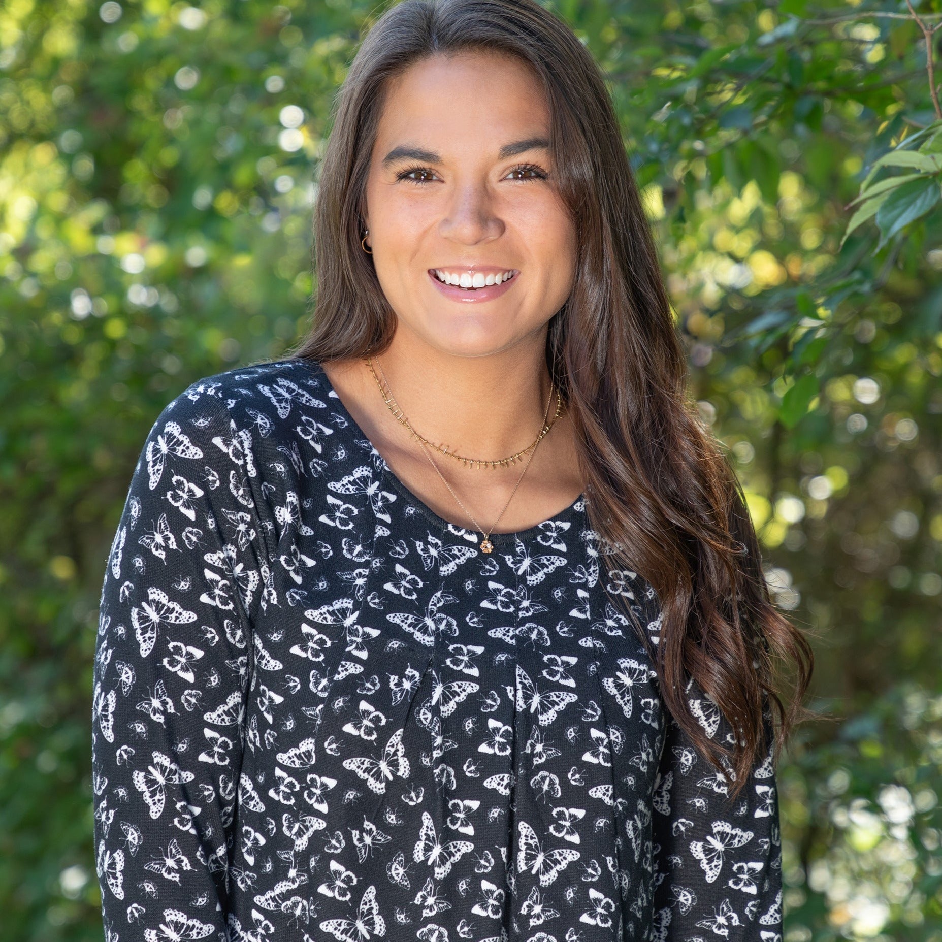 Butterfly Long Sleeve Tunic With Pockets、mySite、camillekostekn