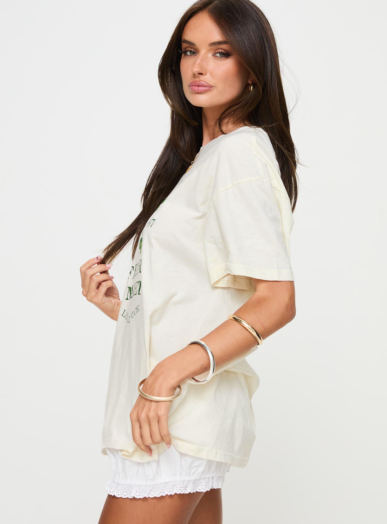 Local Produce Oversized Tee White、mySite、solidvoid