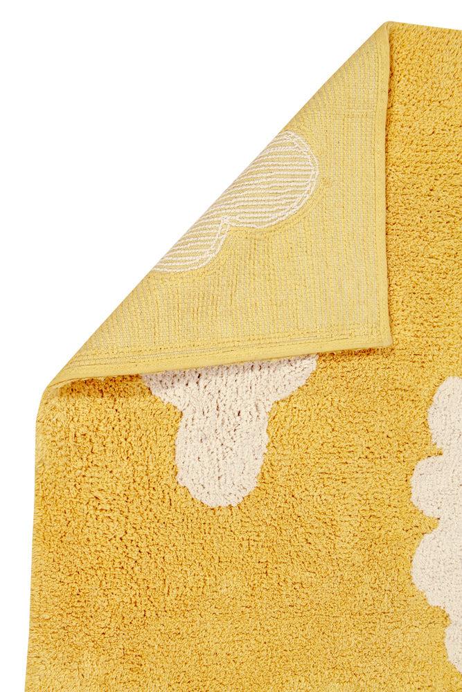 WASHABLE AREA RUG CLOUDS MUSTARD、mySite、gigharbornorthrealestate