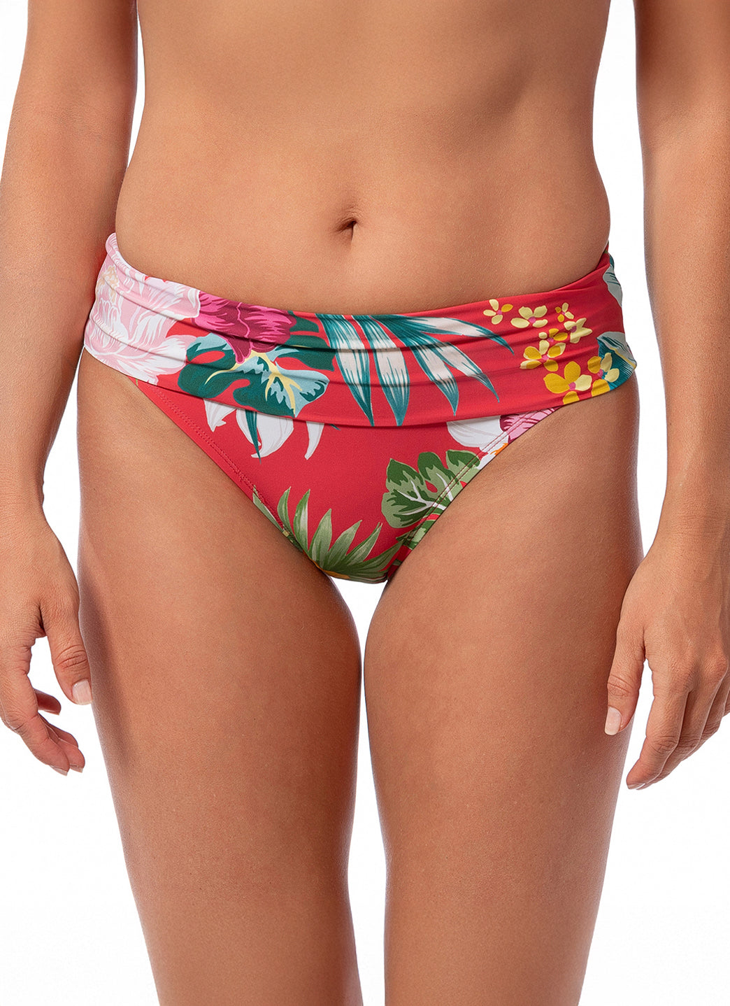 Jantzen Women's Morning Bloom Barbara Convertible Bikini Bottom、mySite、noshort
