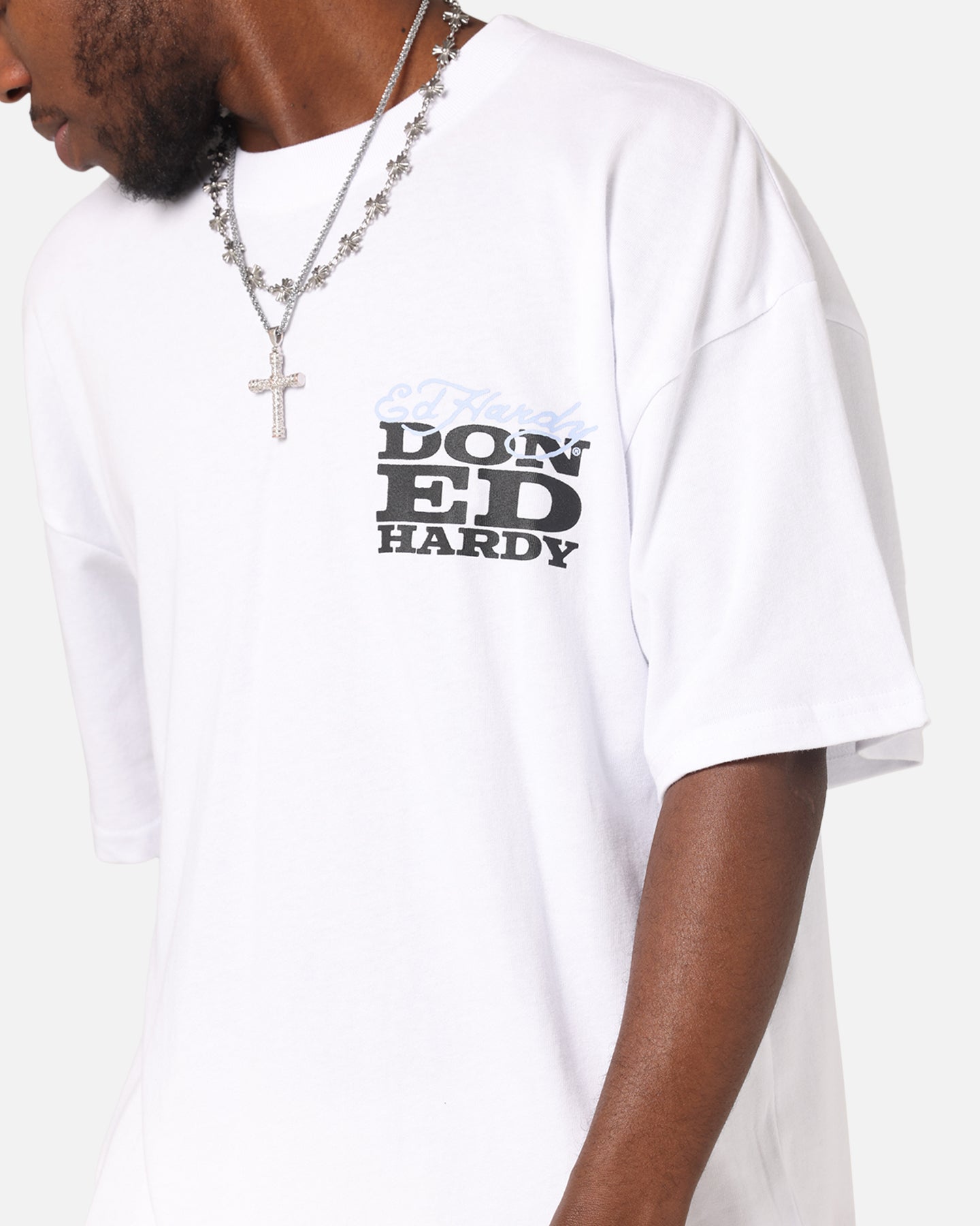 Ed Hardy Death & Bloom T-Shirt White、mySite、zt4zffjzw