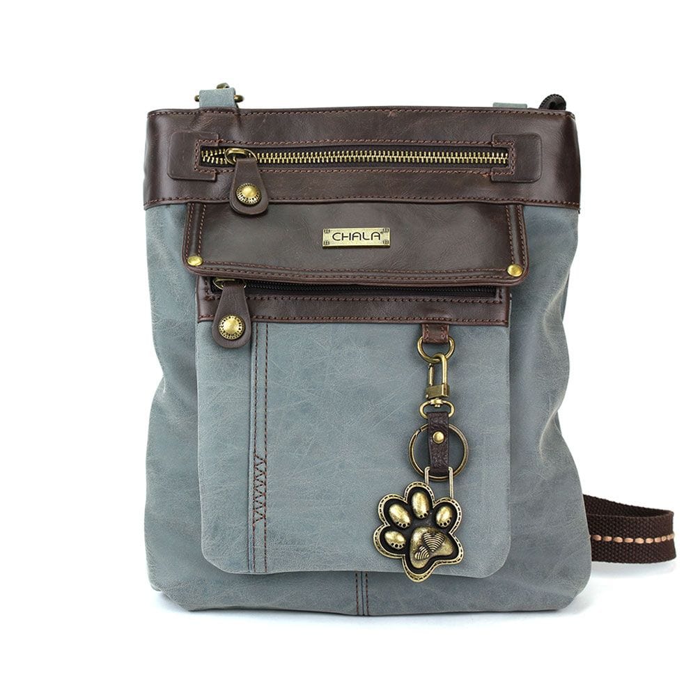 Gemini Crossbody Bag with Paw Keychain by Chala VEGAN、mySite、g9winljtr