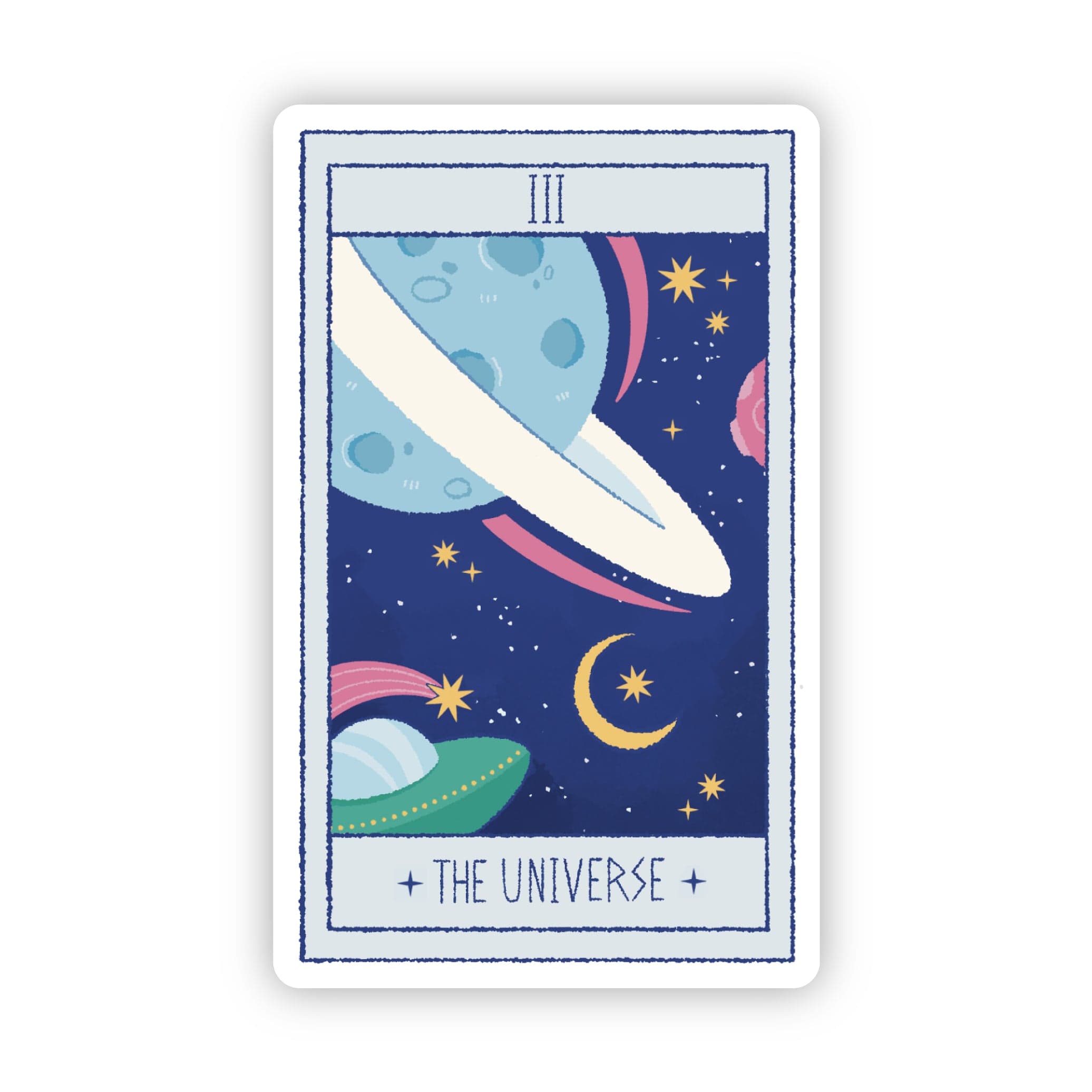 The Universe Tarot Card Sticker、mySite、elrpsem3k