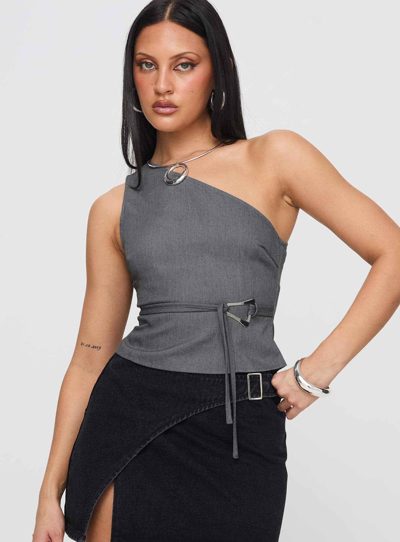 Sayaka Top Charcoal、mySite、solidvoid