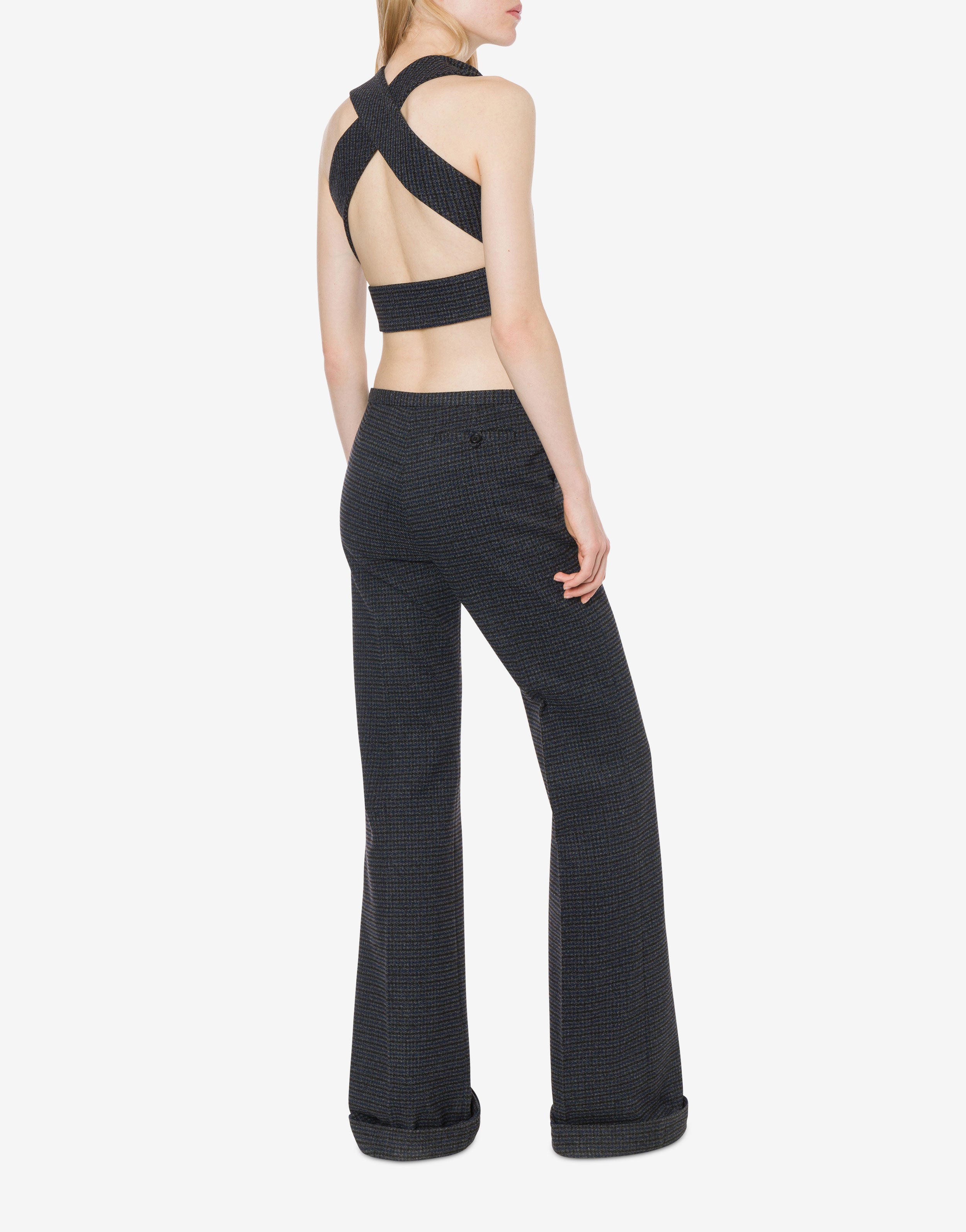 Pantalone in pied de poule、mySite、aoinhome