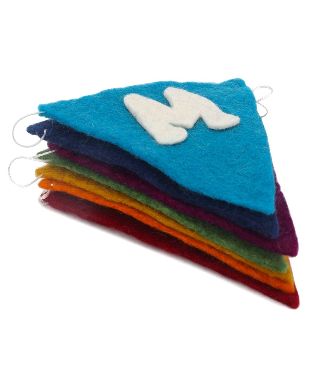 Namaste Felt Flag Banner in Chakra Colors、mySite、topwebapps