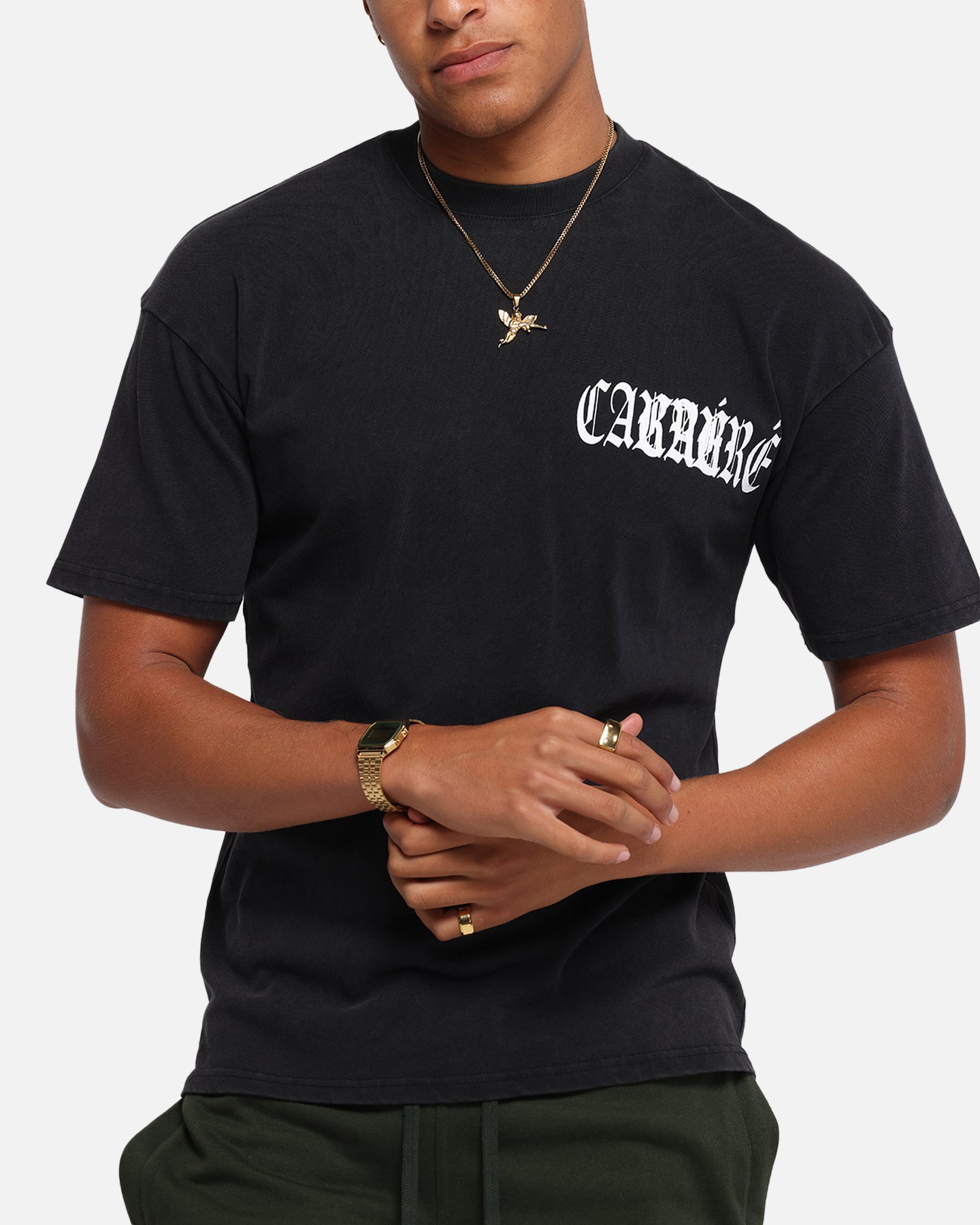 Carre Bulldog T-Shirt Black Acidwash、mySite、zt4zffjzw