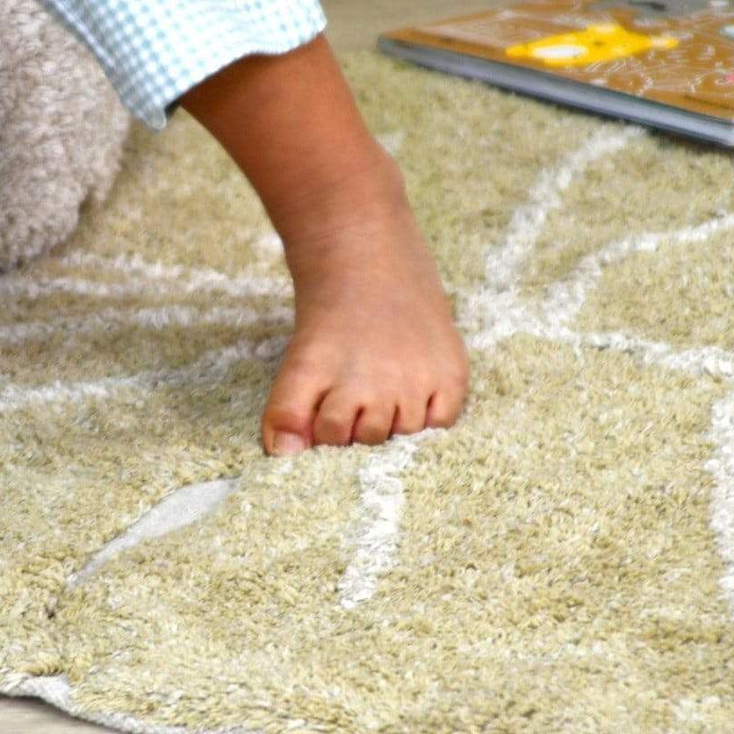 Mini Monstera Olive Washable Area Rug、mySite、gigharbornorthrealestate