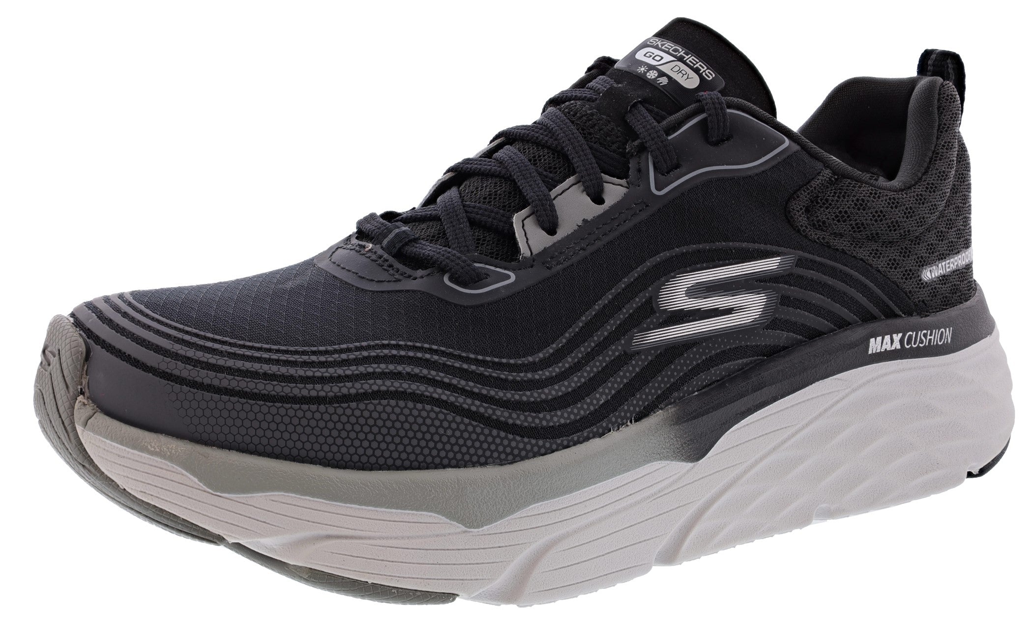 Skechers Women's Max Cushioning Elite Contoured Path Water Resistant Running Shoes、mySite、dreamappss