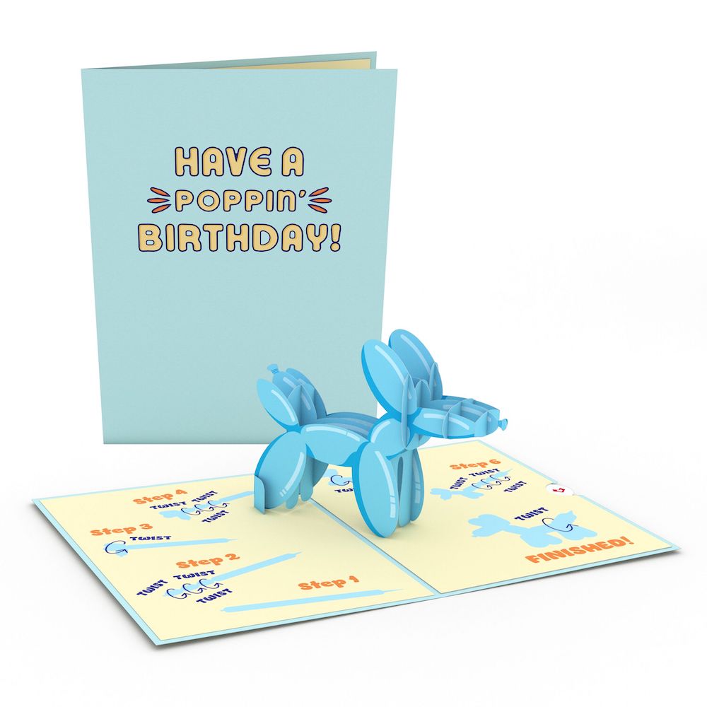 Birthday Balloon Animal Pop-Up Card、mySite、solidvoid