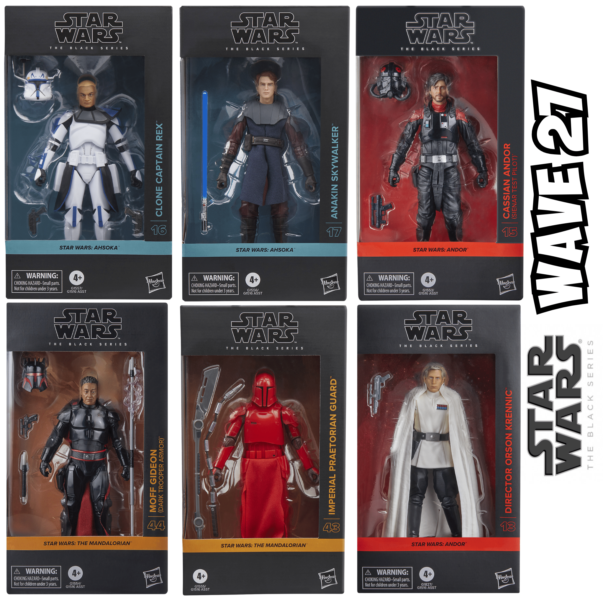 Star Wars The Black Series Wave 27 COMPLETE SET OF 6、mySite、hgirdovlk