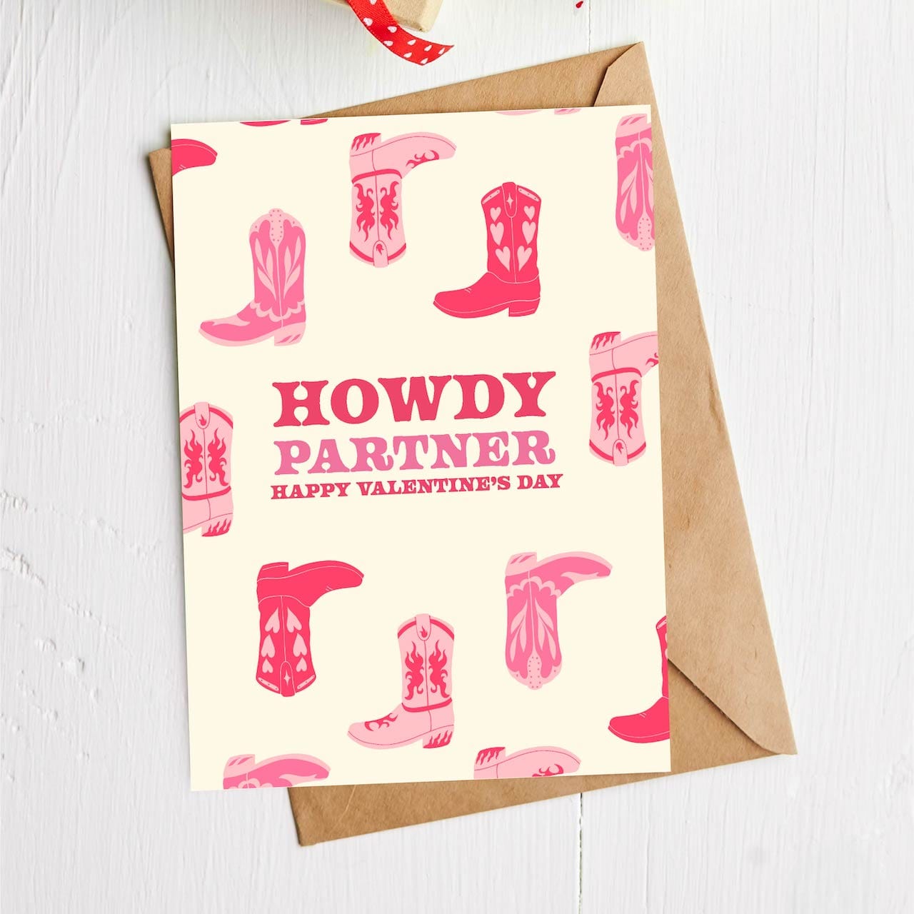  Howdy Partner Happy Valentine's Day Card、mySite、elrpsem3k