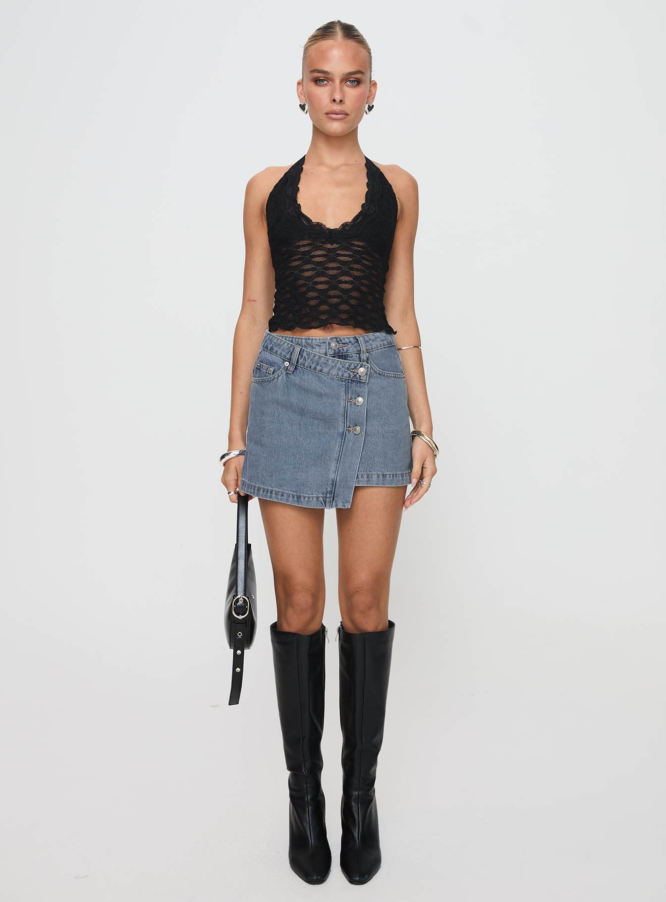 Only Angel Halter Top Black、mySite、solidvoid