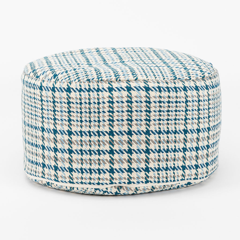 Houndstooth Plaid Buckwheat Hull Zafu - COVER ONLY、mySite、topwebapps