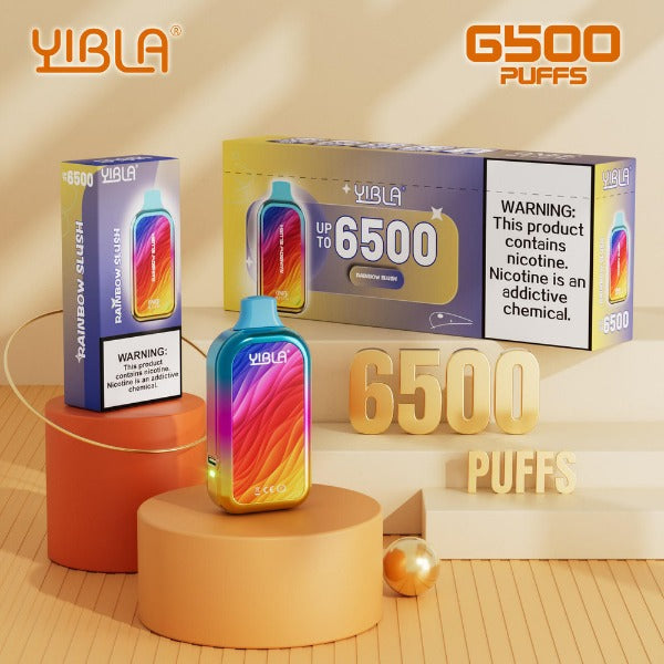 Yibla 6500 Puffs Disposable Vape 18mL 10 Pack、mySite、zt4zffjzw