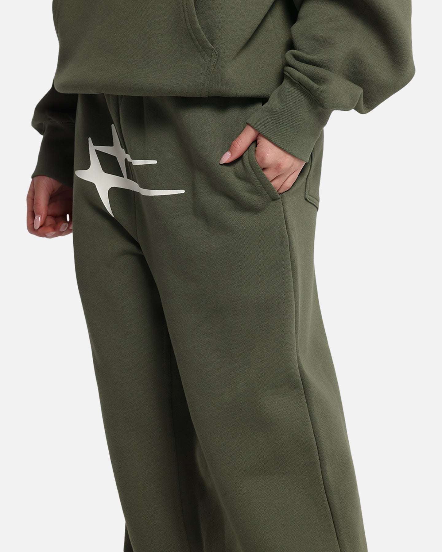 Loiter Hybrid Sweatpants Olive、mySite、zt4zffjzw