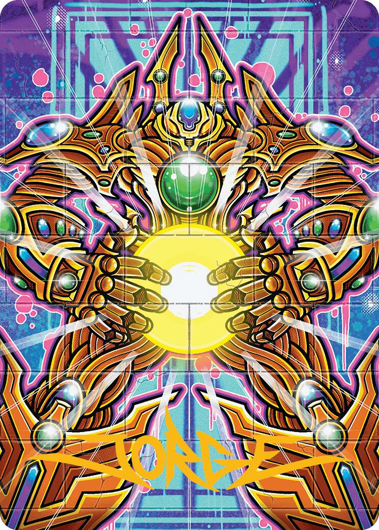 Brightglass Gearhulk Art Card (Gold-Stamped Signature) Aetherdrift Art Series、mySite、waistdrama