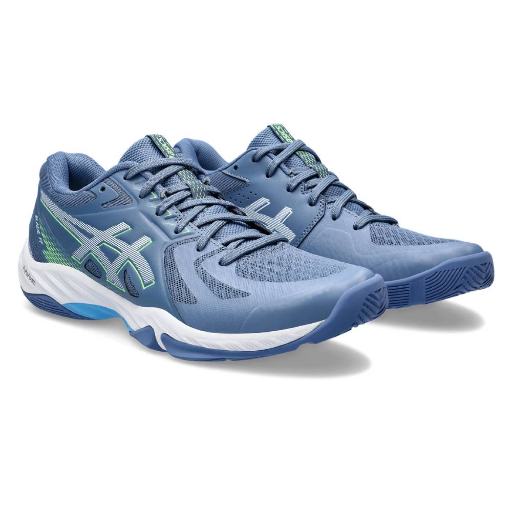 Asics Gel Blade FF Men's Indoor Court Shoe (Blue/Lime)