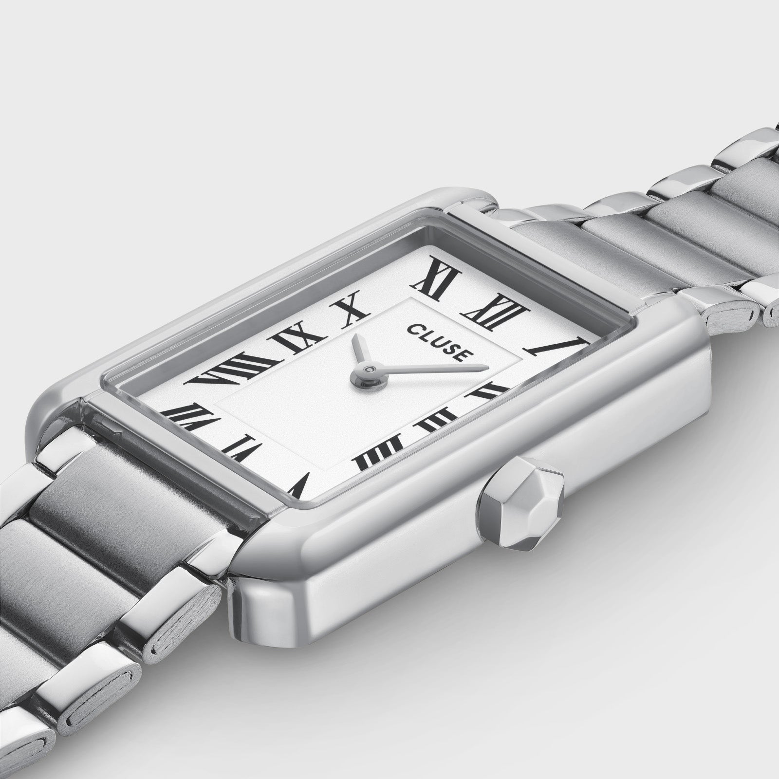 Belisenna Watch Steel, White, Silver Colour、mySite、botmansion
