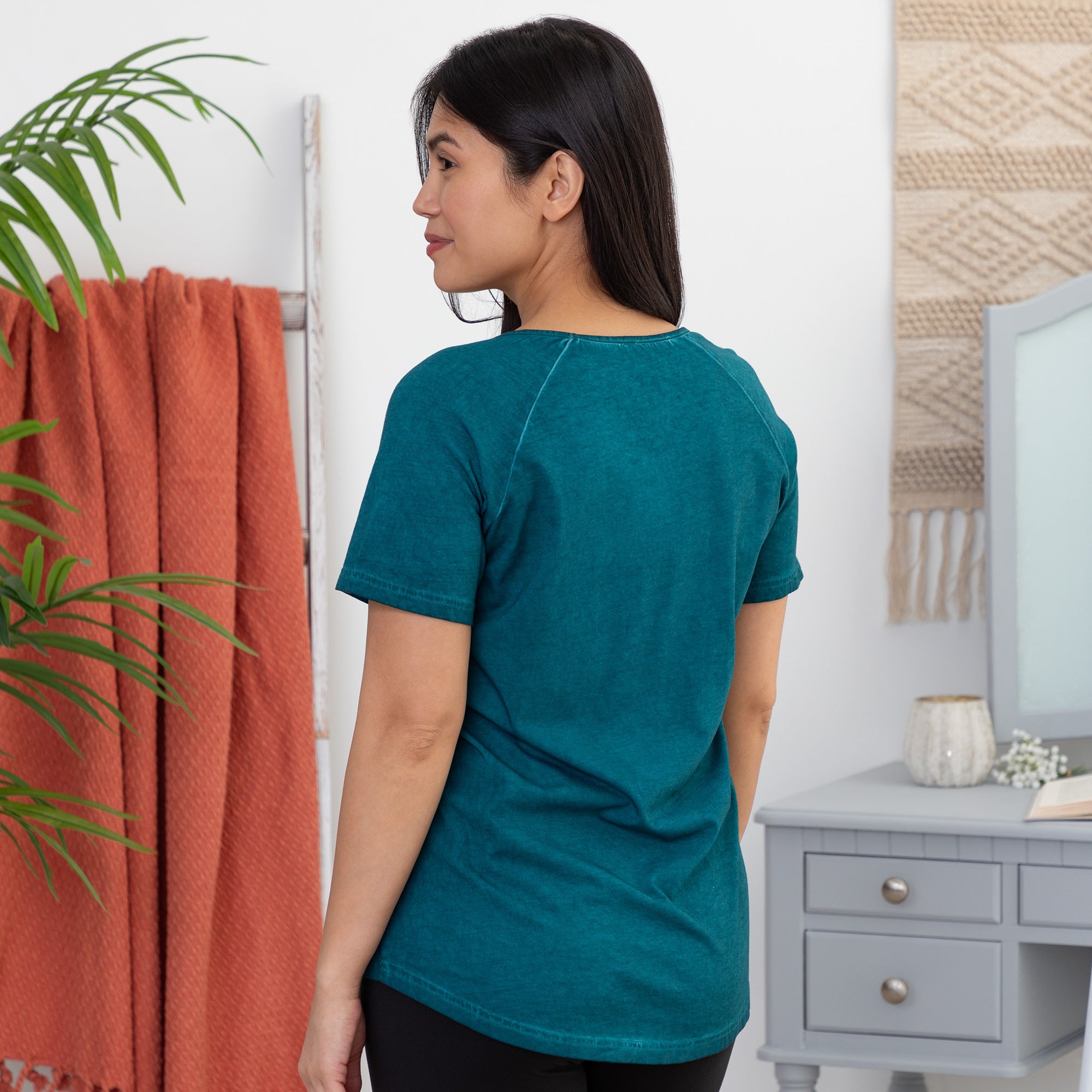 Pet Silhouette Acid Wash Tee、mySite、camillekostekn