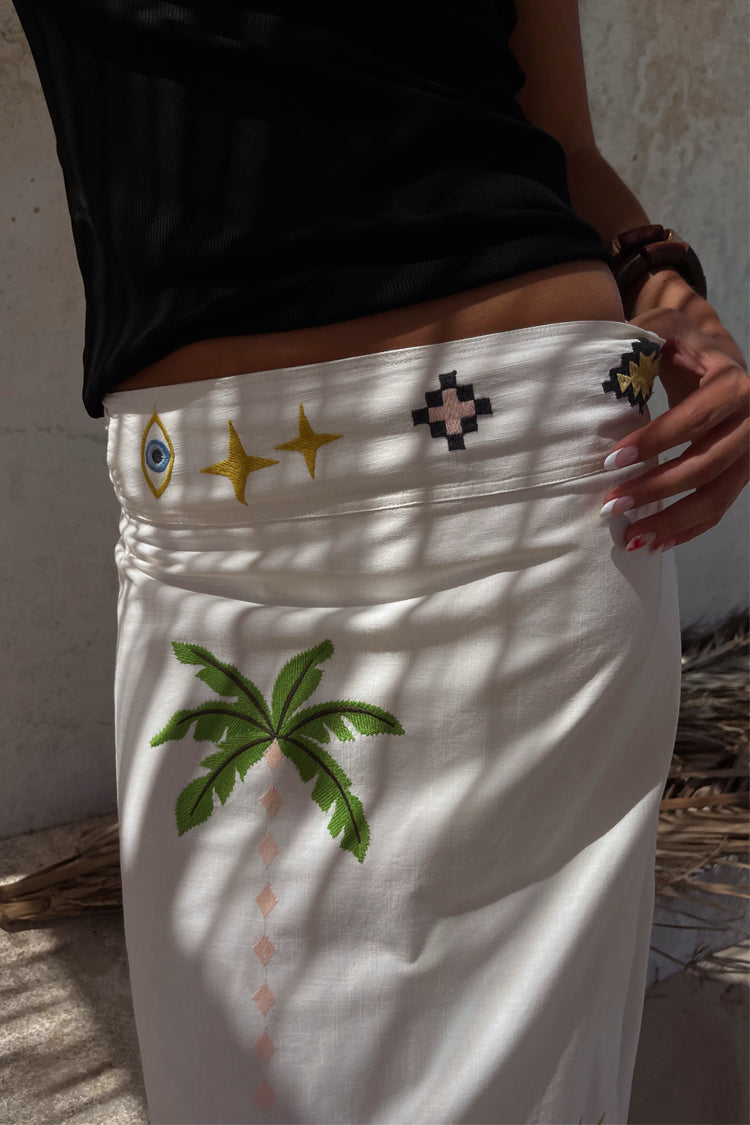 Cream Sunshine Jaspre Skirt、mySite、solidvoid