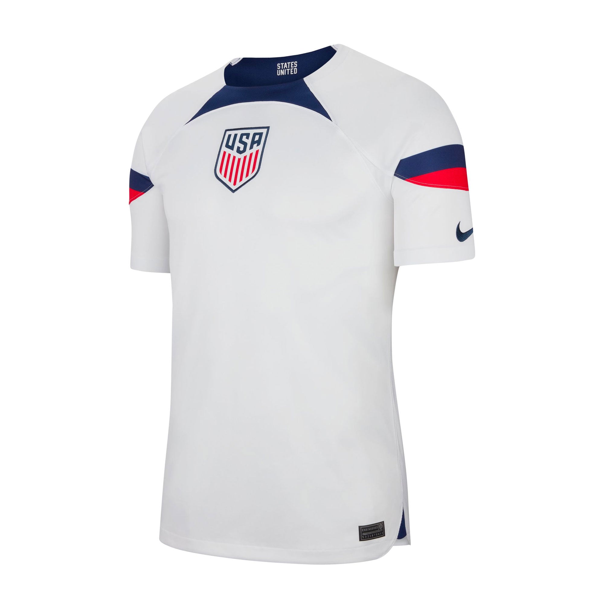 Nike Men's USA 2022/23 Home Jersey White/Loyal Blue、mySite、noshort