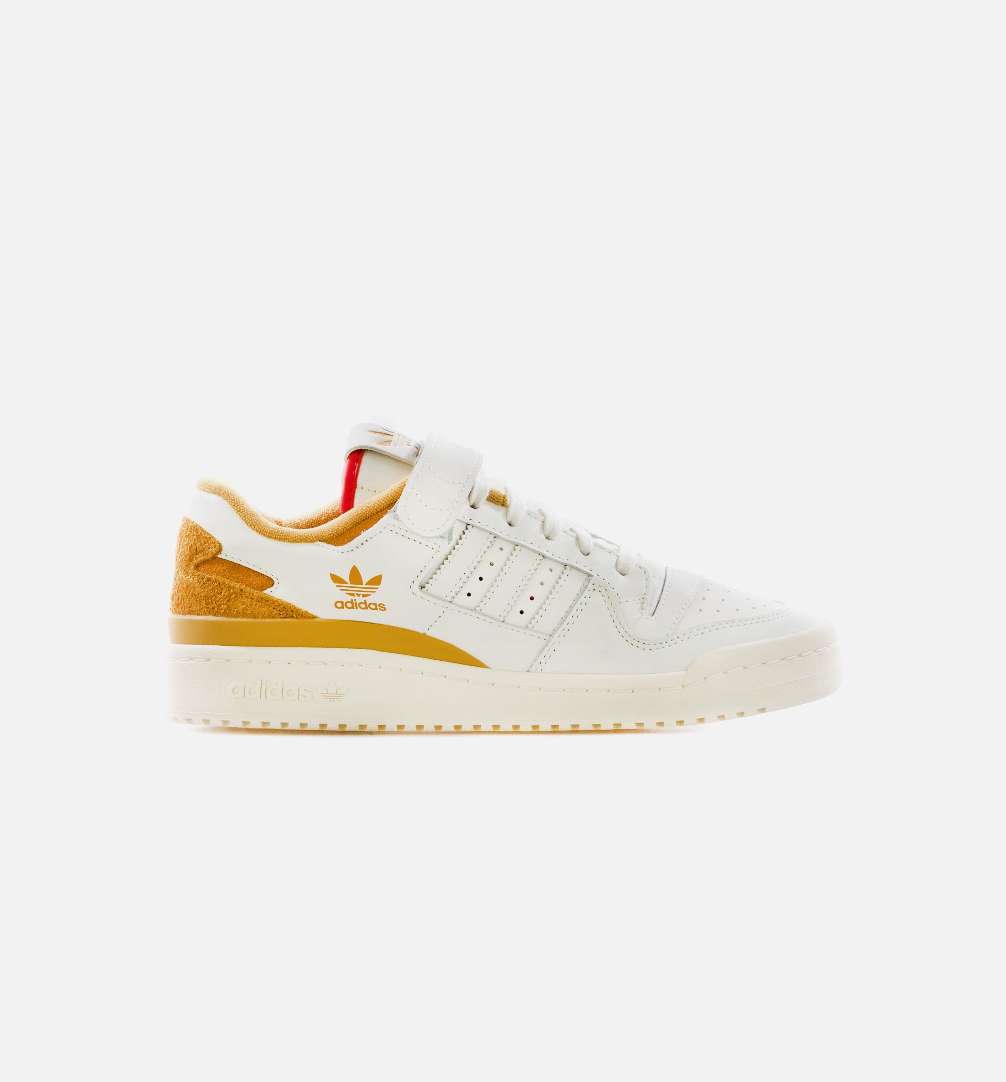 Forum 84 Low Mens Lifestyle Shoe - Cream White/Victory Gold /Red、mySite、dreamappss